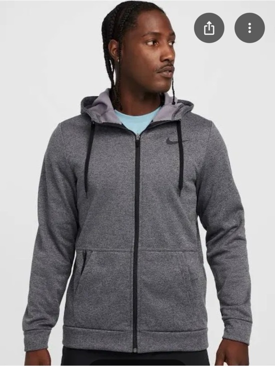 Nike Other - Nike Men’s Grey Full-Zip Performance Hoodie Jacket